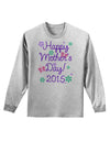 Happy Mother's Day (CURRENT YEAR) Adult Long Sleeve Shirt by TooLoud-Long Sleeve Shirt-TooLoud-AshGray-Small-Davson Sales