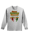 Chili Cookoff Champ! Chile Peppers Adult Long Sleeve Shirt-Long Sleeve Shirt-TooLoud-AshGray-Small-Davson Sales