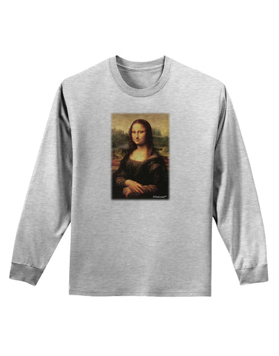 Mona Painting Adult Long Sleeve Shirt-Long Sleeve Shirt-TooLoud-AshGray-Small-Davson Sales