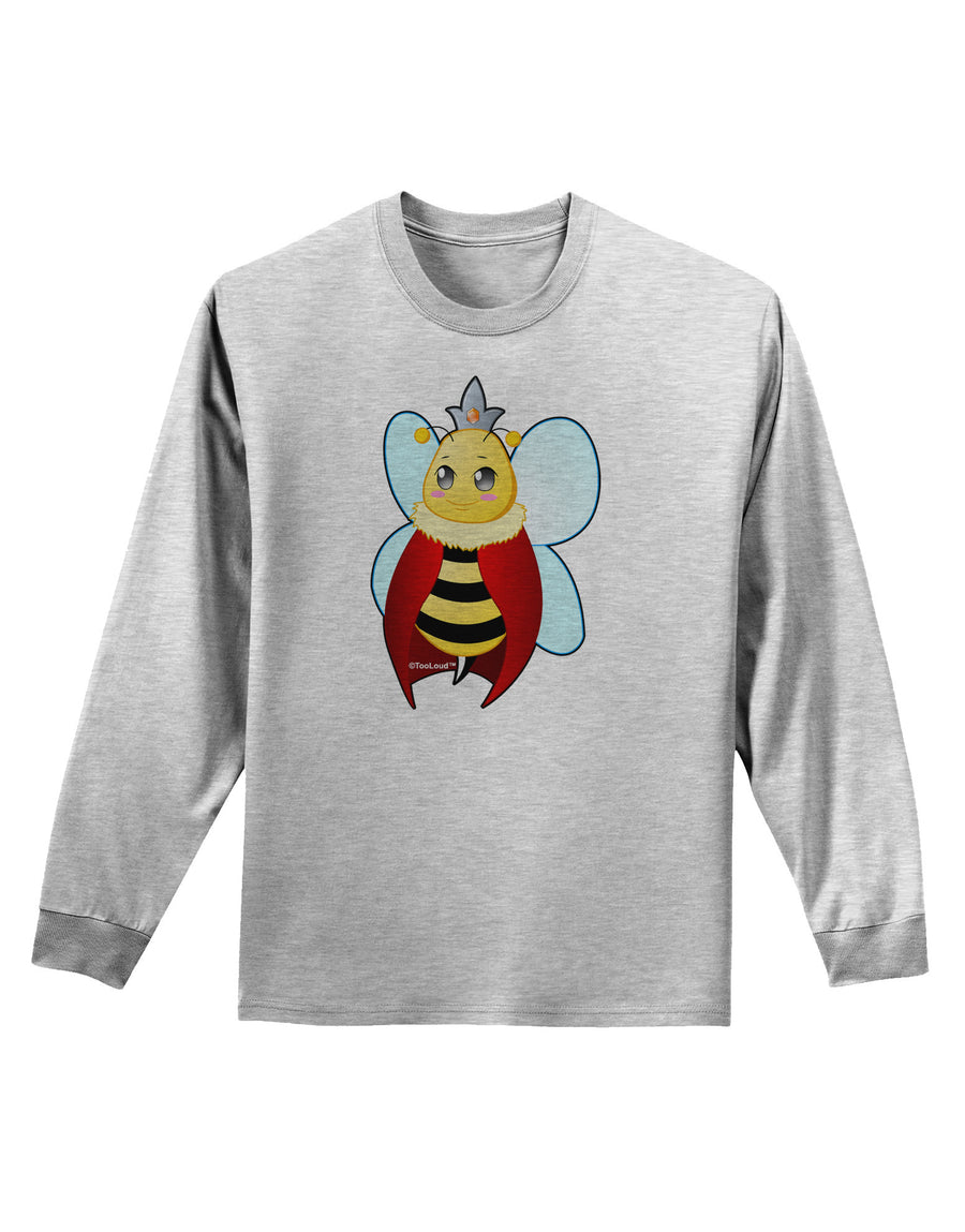 Queen Bee Mothers Day Adult Long Sleeve Shirt-Long Sleeve Shirt-TooLoud-White-Small-Davson Sales