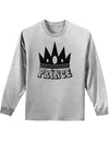 Prince Adult Long Sleeve Shirt-Long Sleeve Shirt-TooLoud-AshGray-Small-Davson Sales