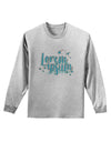 TooLoud Lorem Ipsum Adult Long Sleeve Shirt-Long Sleeve Shirt-TooLoud-AshGray-Small-Davson Sales