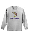 Rainbow Trout Reel Em In Adult Long Sleeve Shirt-Long Sleeve Shirt-TooLoud-AshGray-Small-Davson Sales