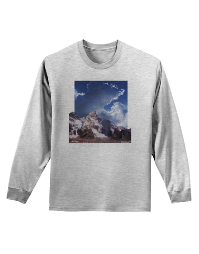 Mountain Pop Out Adult Long Sleeve Shirt by TooLoud-Long Sleeve Shirt-TooLoud-AshGray-Small-Davson Sales