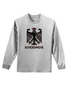 Bundeswehr Logo with Text Adult Long Sleeve Shirt-Long Sleeve Shirt-TooLoud-AshGray-Small-Davson Sales