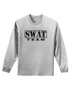 SWAT Team Logo - Distressed Adult Long Sleeve Shirt-Long Sleeve Shirt-TooLoud-AshGray-Small-Davson Sales