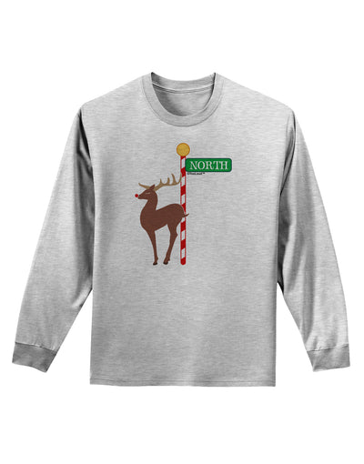 Rudolf Ratchet Reindeer Color Adult Long Sleeve Shirt-Long Sleeve Shirt-TooLoud-AshGray-Small-Davson Sales