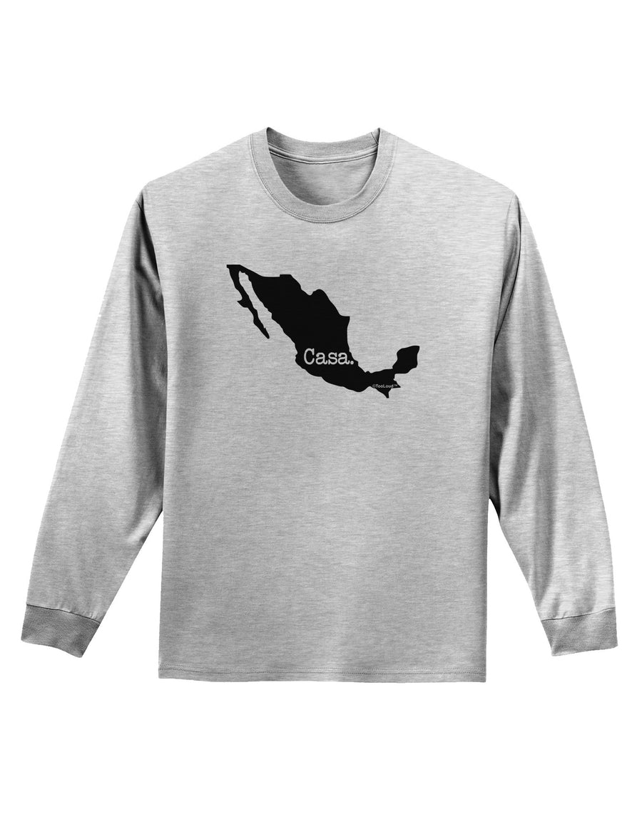 Mexico - Casa - Cinco De Mayo Adult Long Sleeve Shirt-Long Sleeve Shirt-TooLoud-White-Small-Davson Sales