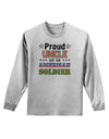 Proud Uncle of an American Soldier Adult Long Sleeve Shirt-Long Sleeve Shirt-TooLoud-AshGray-Small-Davson Sales