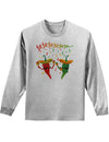 Jejeje Mexican Chili Peppers Adult Long Sleeve Shirt-Long Sleeve Shirt-TooLoud-AshGray-Small-Davson Sales