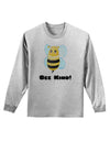 Bee Kind Adult Long Sleeve Shirt-Long Sleeve Shirt-TooLoud-AshGray-XXXX-Large-Davson Sales