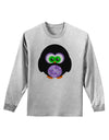 Cute Owl Halloween Adult Long Sleeve Shirt-Long Sleeve Shirt-TooLoud-AshGray-Small-Davson Sales