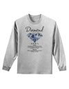 Birthstone Diamond Adult Long Sleeve Shirt-Long Sleeve Shirt-TooLoud-AshGray-Small-Davson Sales