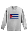 Cuba Flag Cubana Adult Long Sleeve Shirt by TooLoud-TooLoud-AshGray-Small-Davson Sales