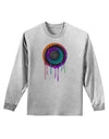 Paint Drips Speaker Adult Long Sleeve Shirt-Long Sleeve Shirt-TooLoud-AshGray-Small-Davson Sales