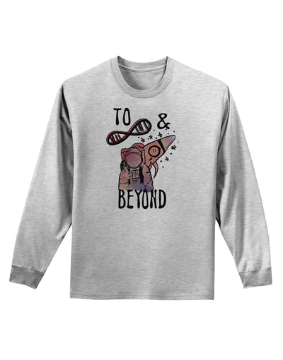 TooLoud To infinity and beyond Adult Long Sleeve Shirt-Long Sleeve Shirt-TooLoud-AshGray-Small-Davson Sales