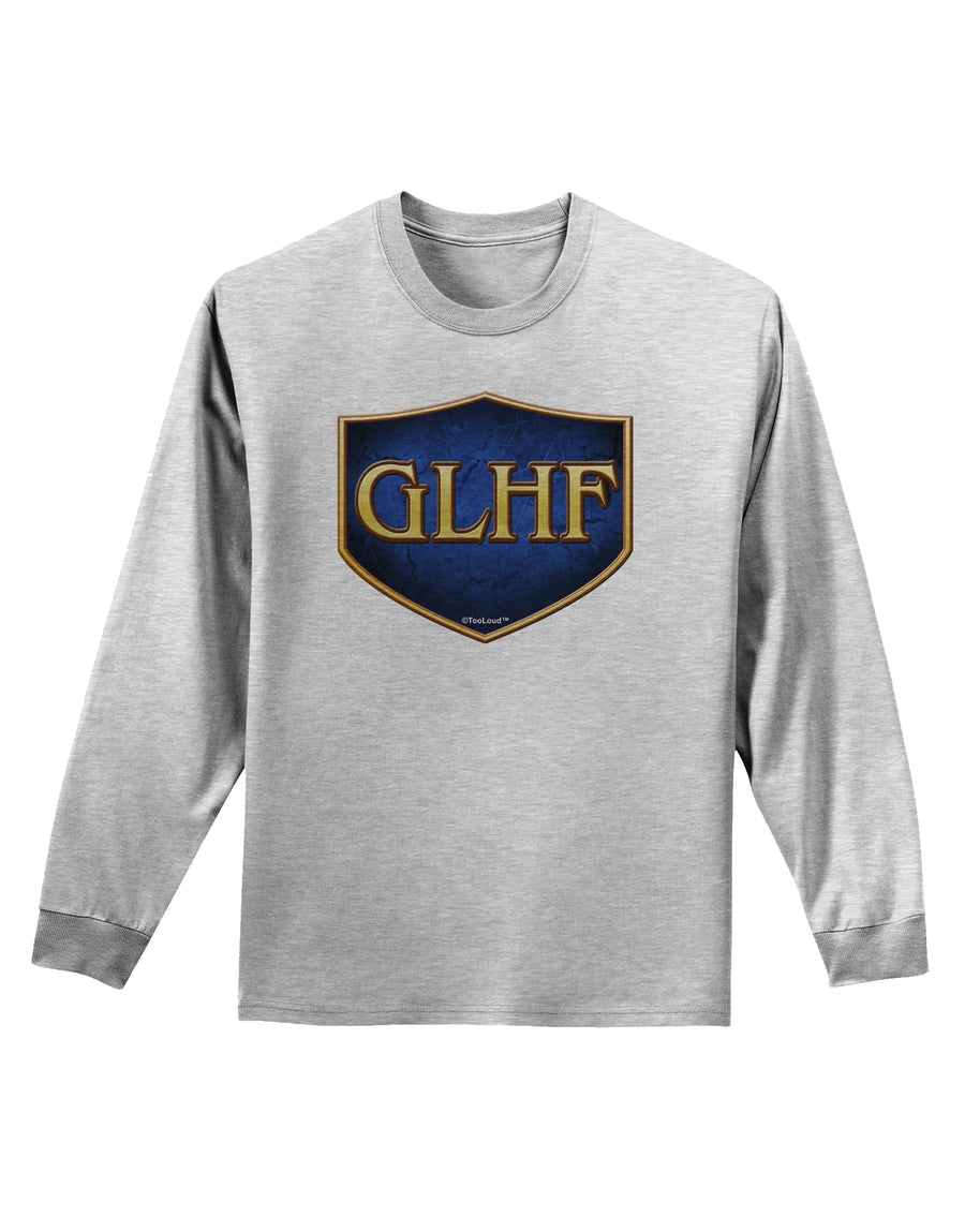 GLHF - Good Luck Have Fun Adult Long Sleeve Shirt by TooLoud-Long Sleeve Shirt-TooLoud-White-Small-Davson Sales