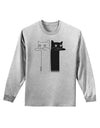 Longcat and Tacgnol - Internet Humor Adult Long Sleeve Shirt by TooLoud-Long Sleeve Shirt-TooLoud-AshGray-Small-Davson Sales