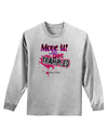 Move It Or Get Trampled Adult Long Sleeve Shirt-Long Sleeve Shirt-TooLoud-AshGray-Small-Davson Sales