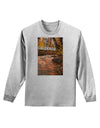 Mt Shavano Colorado Text Adult Long Sleeve Shirt-Long Sleeve Shirt-TooLoud-AshGray-Small-Davson Sales