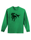 Jurassic Dinosaur Design 1 Adult Long Sleeve Shirt by TooLoud-Long Sleeve Shirt-TooLoud-Kelly-Green-Small-Davson Sales