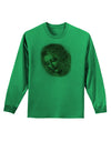 Lady With Disheveled Hair Adult Long Sleeve Shirt-Long Sleeve Shirt-TooLoud-Kelly-Green-Small-Davson Sales