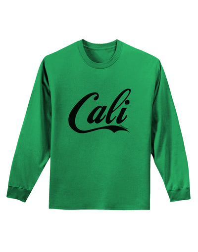 California Republic Design - Cali Adult Long Sleeve Shirt by TooLoud-Long Sleeve Shirt-TooLoud-Kelly-Green-Small-Davson Sales