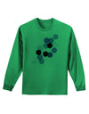 Inverted Bokeh Adult Long Sleeve Shirt by-Long Sleeve Shirt-TooLoud-Kelly-Green-Small-Davson Sales