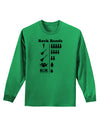 Rock Band Pictograph Adult Long Sleeve Shirt-Long Sleeve Shirt-TooLoud-Kelly-Green-Small-Davson Sales