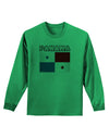 Panama Flag Adult Long Sleeve Shirt-Long Sleeve Shirt-TooLoud-Kelly-Green-Small-Davson Sales