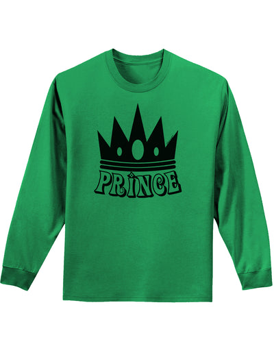 Prince Adult Long Sleeve Shirt-Long Sleeve Shirt-TooLoud-Kelly-Green-Small-Davson Sales