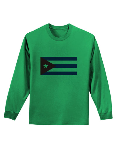 Cuba Flag Cubana Adult Long Sleeve Shirt by TooLoud-TooLoud-Kelly-Green-Small-Davson Sales