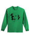 Marilyn Monroe Cutout Design Adult Long Sleeve Shirt by TooLoud-Long Sleeve Shirt-TooLoud-Kelly-Green-Small-Davson Sales