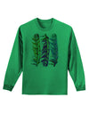 Magic Feathers Adult Long Sleeve Shirt-Long Sleeve Shirt-TooLoud-Kelly-Green-Small-Davson Sales