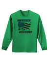 I Love America Adult Long Sleeve Shirt-Long Sleeve Shirt-TooLoud-Kelly-Green-Small-Davson Sales