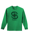 Cancer Symbol Adult Long Sleeve Shirt-Long Sleeve Shirt-TooLoud-Kelly-Green-Small-Davson Sales