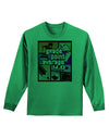 GPA 4 - Grade Point Average Adult Long Sleeve Shirt-Long Sleeve Shirt-TooLoud-Kelly-Green-Small-Davson Sales