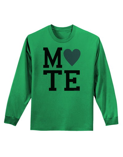 Matching Soulmate Design - Mate - Pink Adult Long Sleeve Shirt by TooLoud-Long Sleeve Shirt-TooLoud-Kelly-Green-Small-Davson Sales