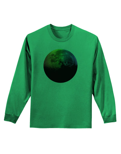 Rainbow Moon Adult Long Sleeve Shirt-Long Sleeve Shirt-TooLoud-Kelly-Green-Small-Davson Sales