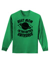 Best Mom in the Entire Universe Adult Long Sleeve Shirt by TooLoud-Long Sleeve Shirt-TooLoud-Kelly-Green-Small-Davson Sales