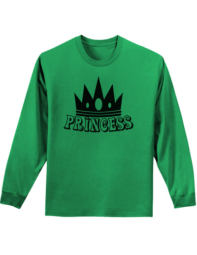 Princess Adult Long Sleeve Shirt-Long Sleeve Shirt-TooLoud-Kelly-Green-Small-Davson Sales