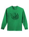 TooLoud Save the Asian Elephants Adult Long Sleeve Shirt-Long Sleeve Shirt-TooLoud-Kelly-Green-Small-Davson Sales