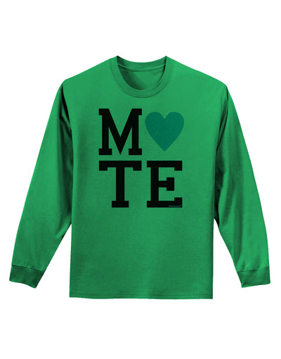 Matching Soulmate Design - Mate - Blue Adult Long Sleeve Shirt by TooLoud-Long Sleeve Shirt-TooLoud-Kelly-Green-Small-Davson Sales