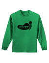 Bigfoot Adult Long Sleeve Shirt by TooLoud-Long Sleeve Shirt-TooLoud-Kelly-Green-Small-Davson Sales