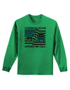 United We Stand Divided We Fall Adult Long Sleeve Shirt-Long Sleeve Shirt-TooLoud-Kelly-Green-Small-Davson Sales