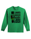 More Nuts Busted - Your Mouth Adult Long Sleeve Shirt by-Long Sleeve Shirt-TooLoud-Kelly-Green-Small-Davson Sales