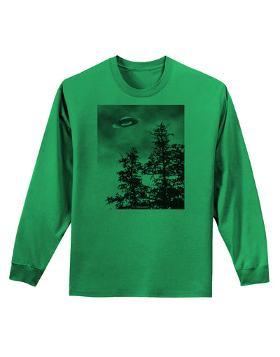 UFO Sighting - Extraterrestrial Adult Long Sleeve Shirt by TooLoud-Long Sleeve Shirt-TooLoud-Kelly-Green-Small-Davson Sales