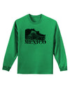 Mexico - Temple No 2 Adult Long Sleeve Shirt-Long Sleeve Shirt-TooLoud-Kelly-Green-Small-Davson Sales