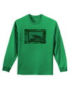 Mine Scene Colorado Adult Long Sleeve Shirt-Long Sleeve Shirt-TooLoud-Kelly-Green-Small-Davson Sales