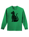 You've Cat To Be Kitten Me Right Meow Adult Long Sleeve Shirt-Long Sleeve Shirt-TooLoud-Kelly-Green-Small-Davson Sales